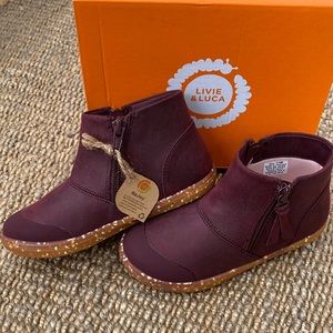 Livie & Luca Rook Ankle Boot, Pomegranate